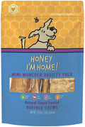 Honey I'm Home Natural Honey Coated Buffalo Mini Muncher Variety Pack Dog Treats