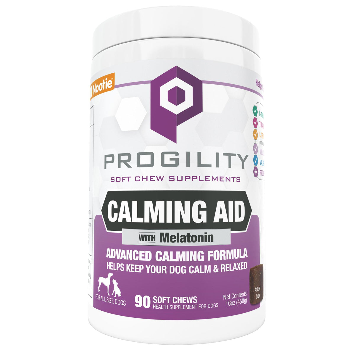 Nootie Progility Calming Aid Soft Chews Supplement for Dogs