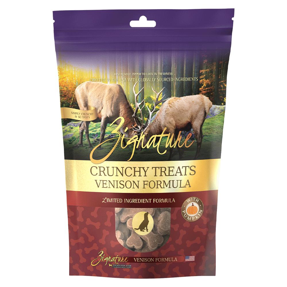 Zignature Venison Formula Crunchy Dog Treats, 12-oz (Size: 12-oz)