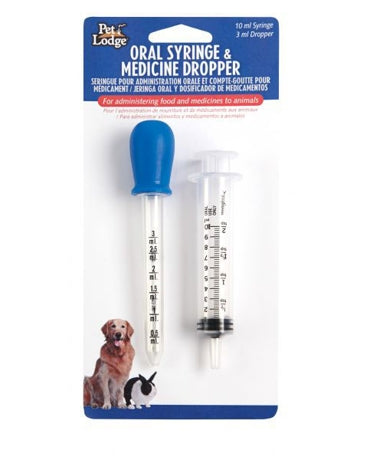 Pet Lodge Oral Syringe and Medicine Dropper for pets