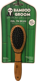 Bamboo Groom Oval Pin Pet Brush