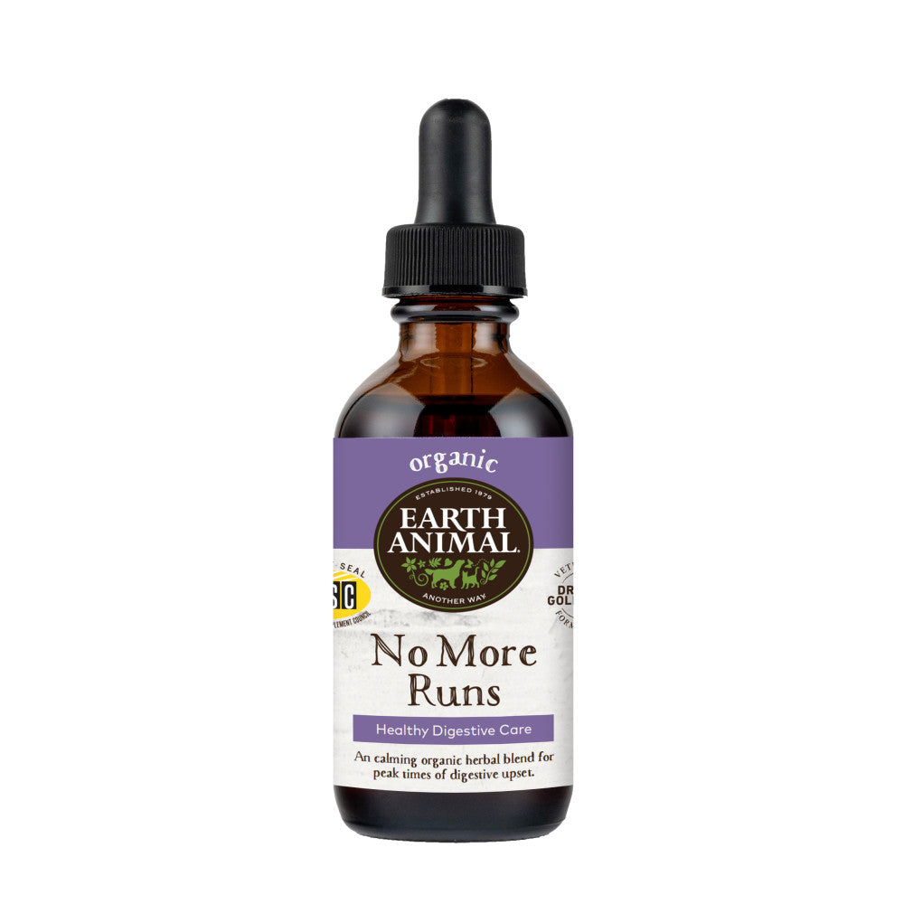 Earth Animal Organic Herbal Remedies No More Runs Pet Supplement, 2-oz (Size: 2-oz)