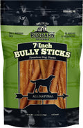 Redbarn Bully Stick Dog Treats, 7-in