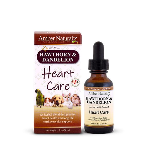 Amber Naturalz Hawthorn & Dandelion Pet Supplement