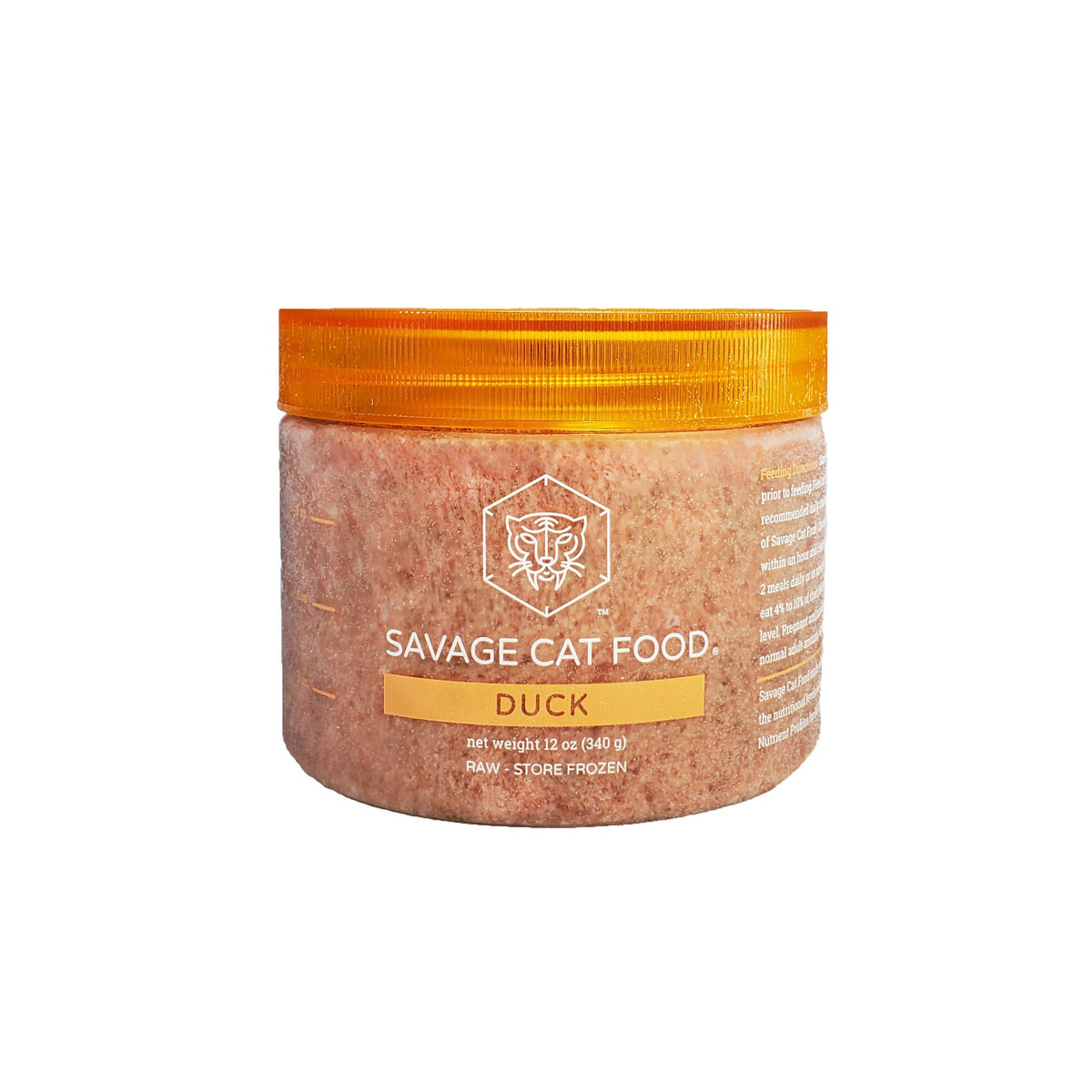 Savage Cat Food Duck Frozen Cat Food