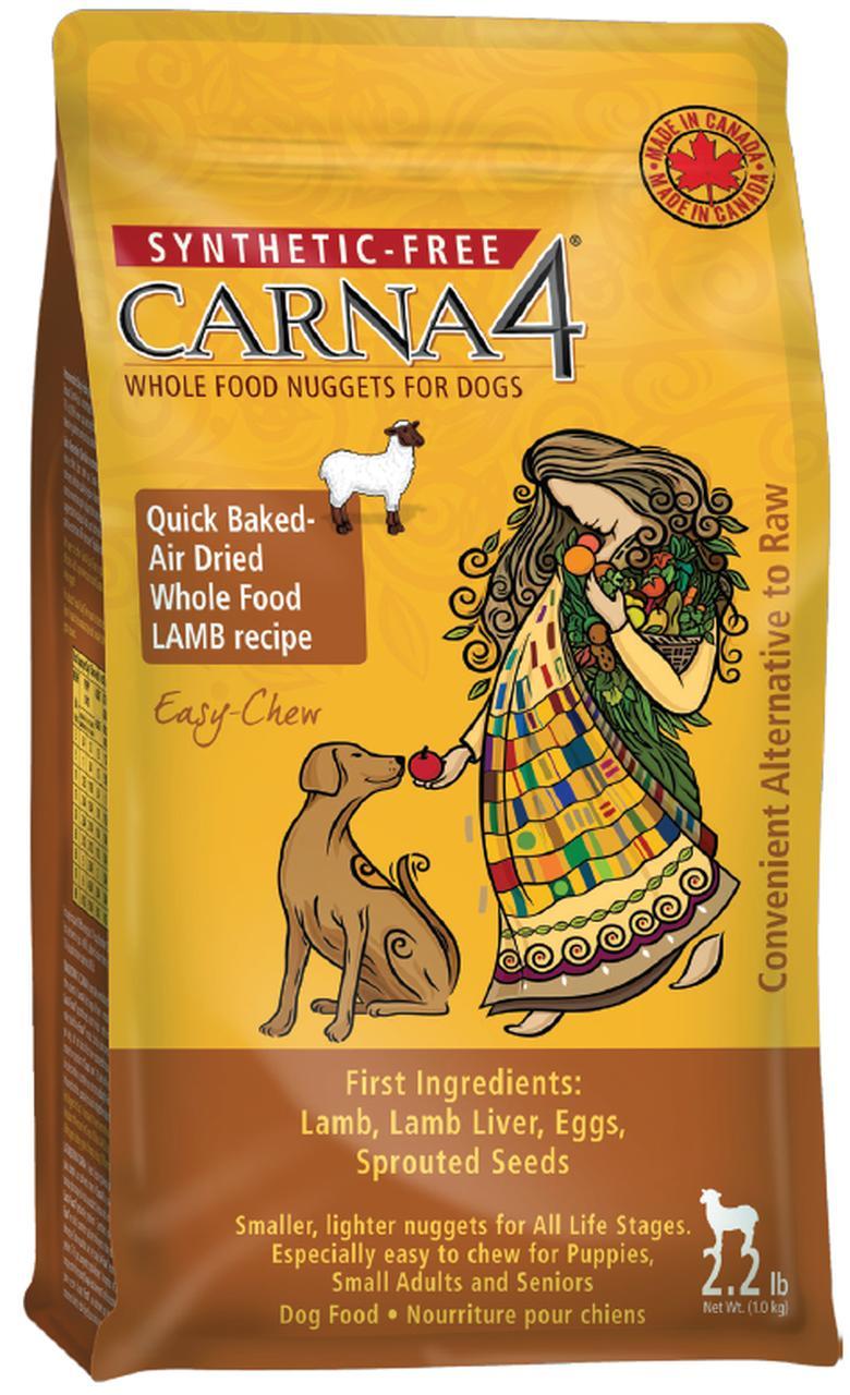 Carna4 Easy-Chew Quick Baked Lamb Air-Dried Dog Food