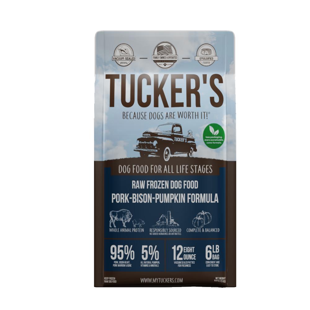 Tucker's Complete & Balanced Pork, Bison & Pumpkin Raw Frozen Dog Food