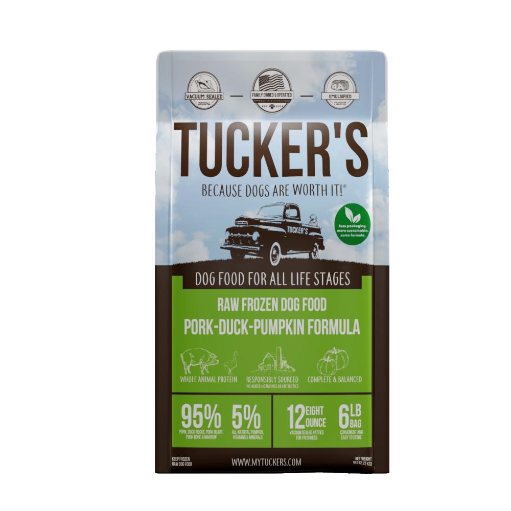 Tucker's Complete & Balanced Pork, Duck & Pumpkin Raw Frozen Dog Food