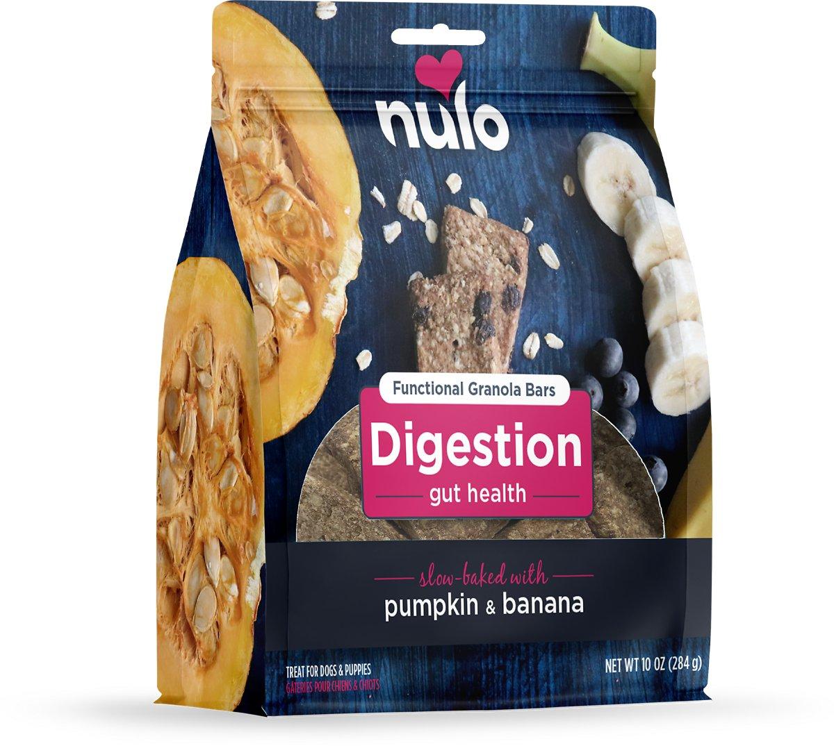 Nulo Functional Granola Bars Digestion Pumpkin & Banana Dog Treats