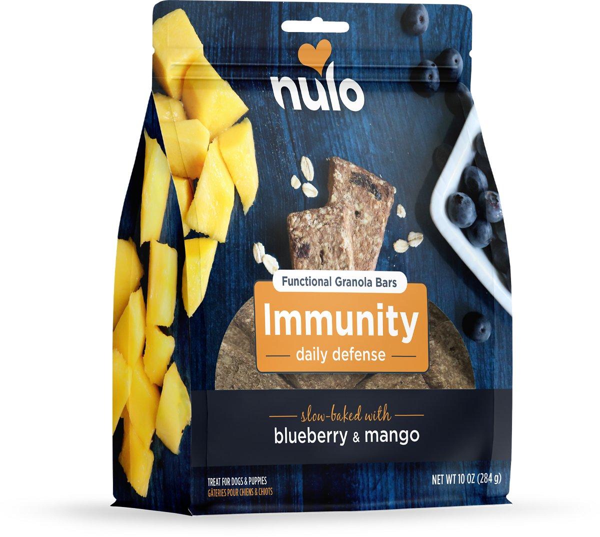 Nulo Functional Granola Bars Immunity Blueberry & Mango Dog Treats