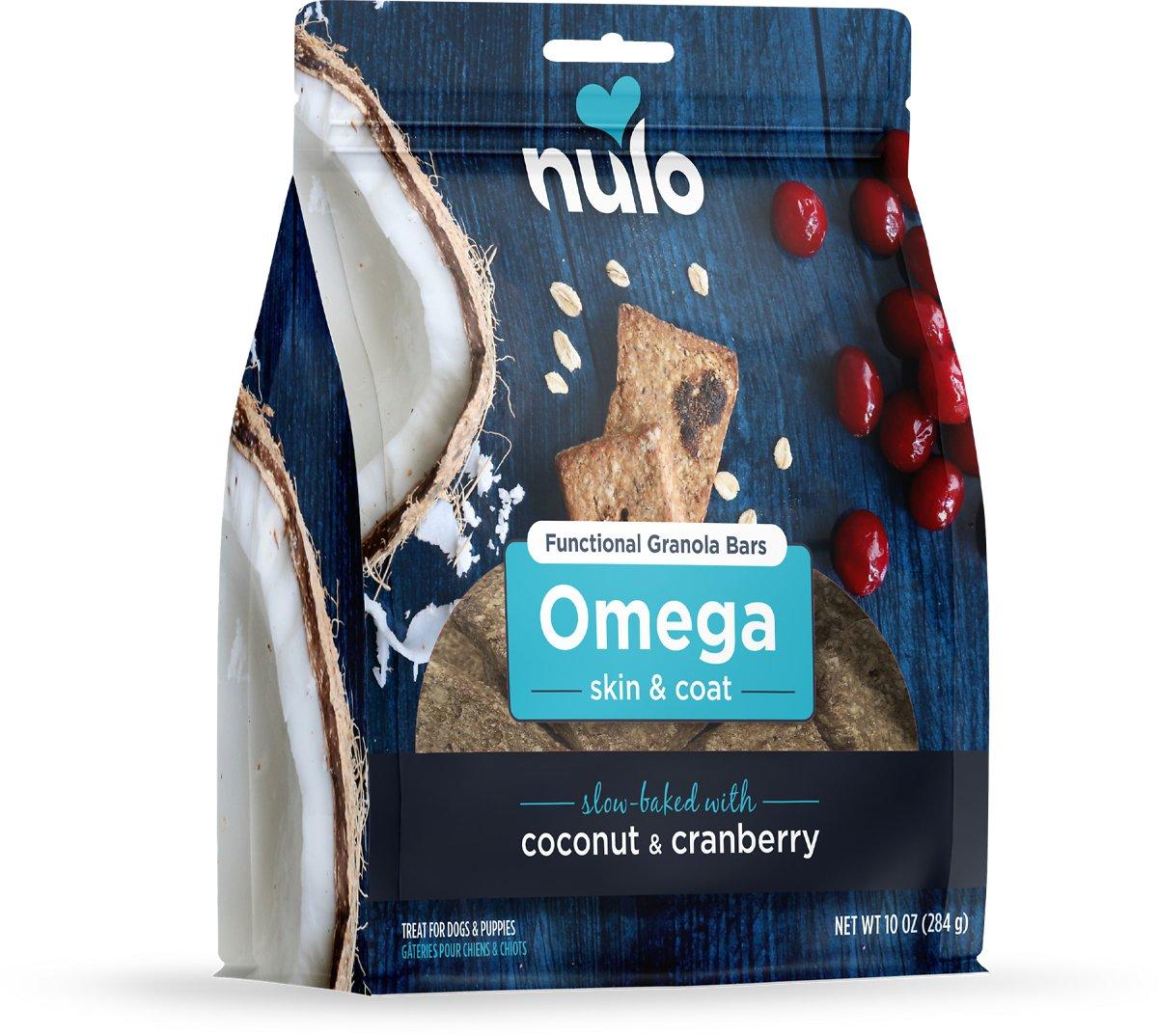 Nulo Functional Granola Bars Omega Coconut & Cranberry Dog Treats