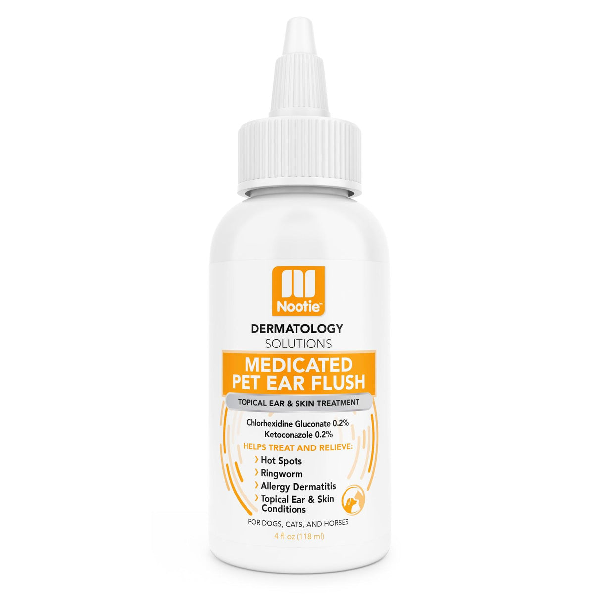 Nootie Medicated Ear Flush for Dogs & Cats