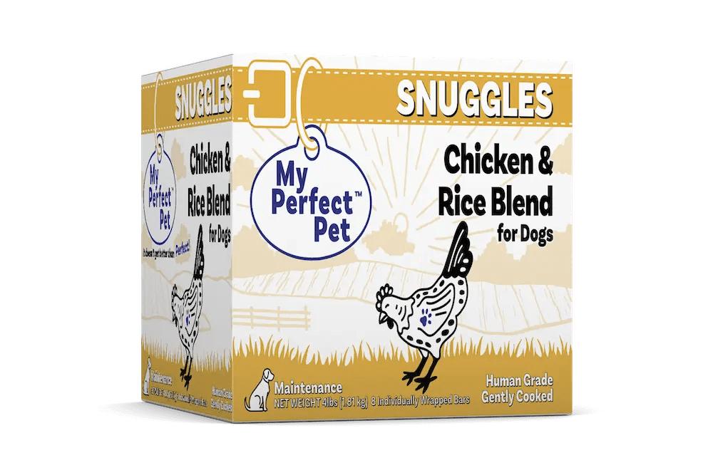My Perfect Pet Snuggles Chicken & Rice Frozen Dog Food