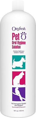 Oxyfresh Water Additive Dog & Cat Oral Hygiene Solution, 16-oz bottle
