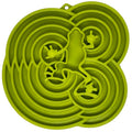 SodaPup eTray Water Frog Design Enrichment Tray Dog Slow Feeder, Green