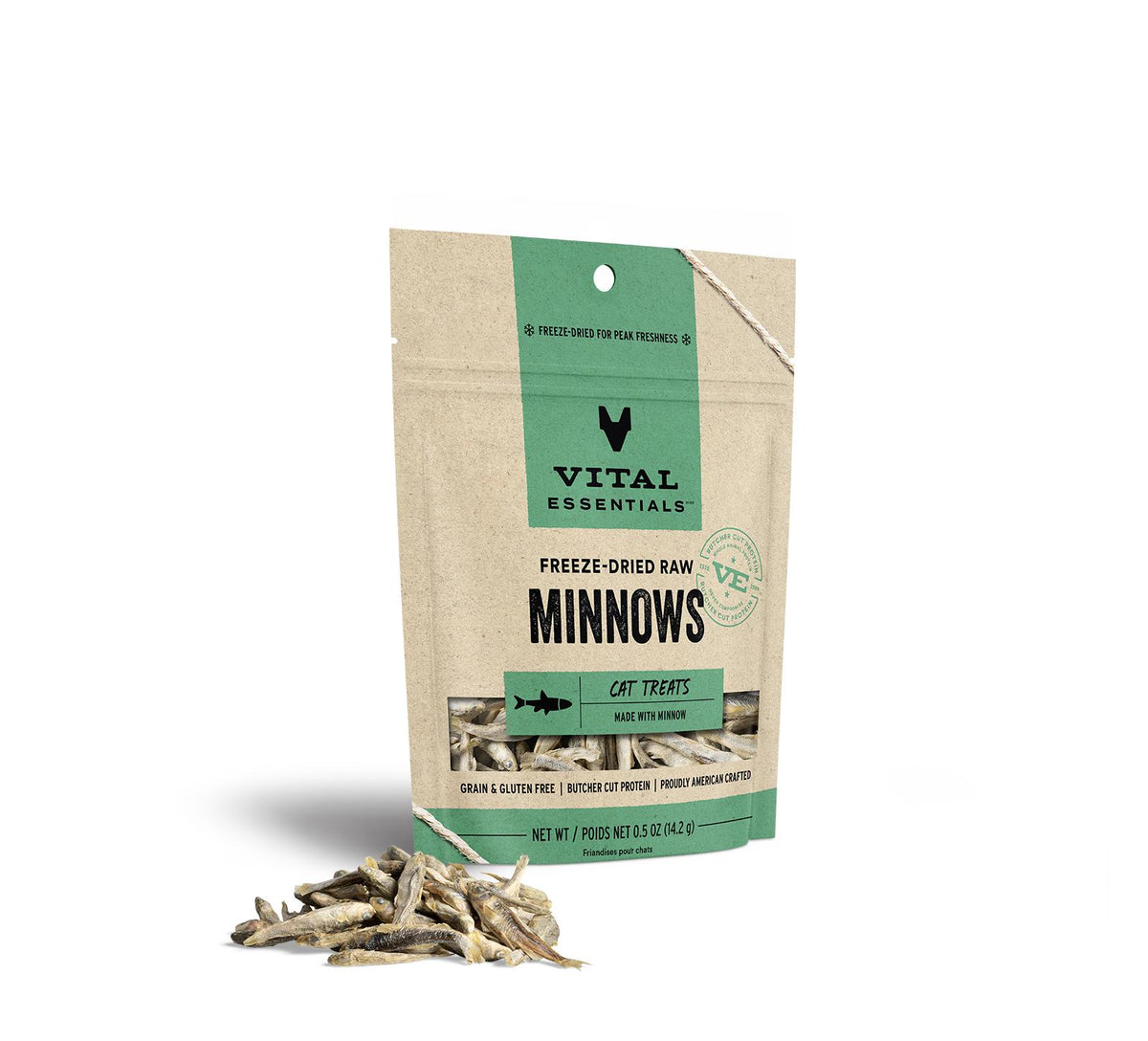 Vital Essentials Minnows Freeze-Dried Raw Cat Treats
