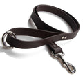 Mendota Pet DuraSoft Imitation Leather Snap Dog Leash, Brown