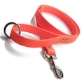 Mendota Pet DuraSoft Imitation Leather Snap Dog Leash, Orange