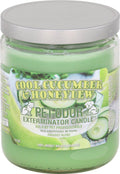 Pet Odor Exterminator Deodorizing Candle Jar, Cool Cucumber & Honeydew, 13-oz (Size: 13-oz)