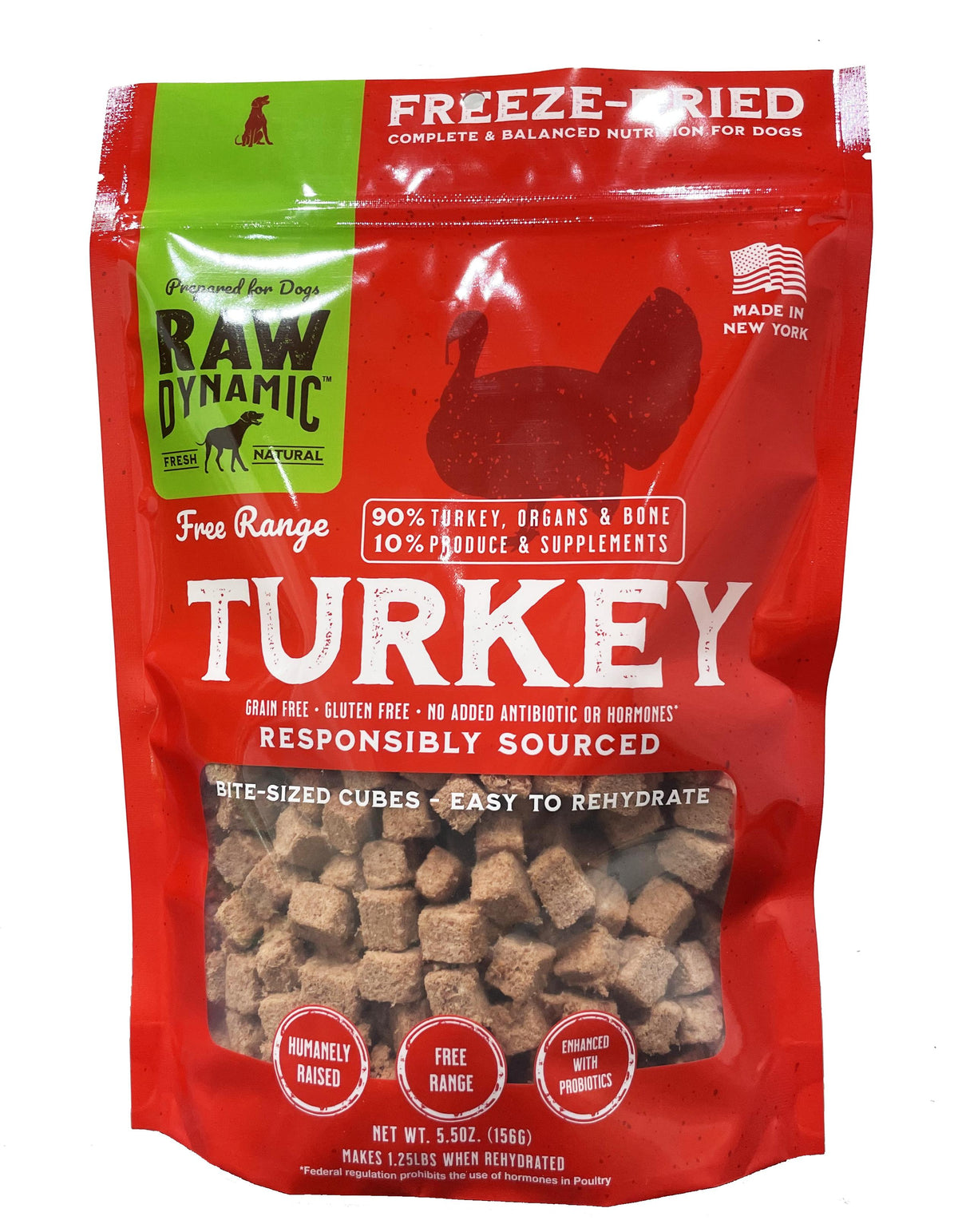 Raw Dynamic Turkey Freeze-Dried Dog Food