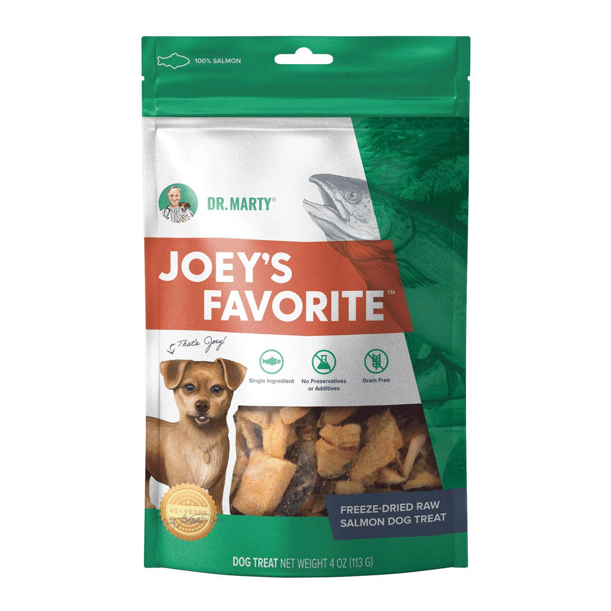 Dr. Marty Joey's Favorite Salmon Freeze-Dried Raw Dog Treats