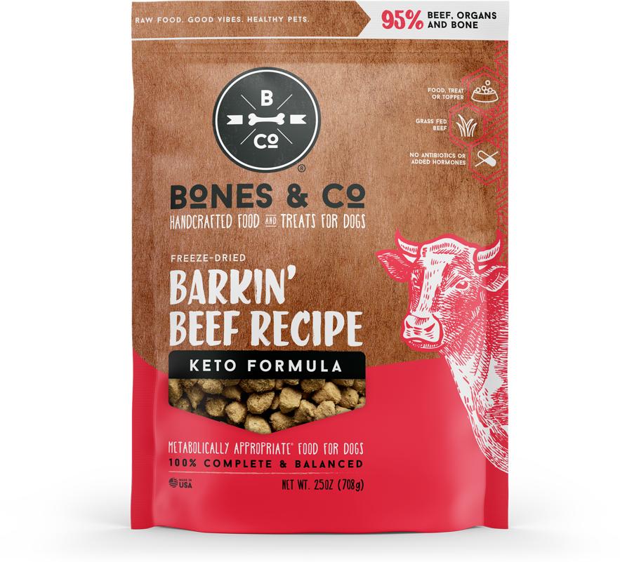 Bones & Co Barkin' Beef Bites Freeze-Dried Dog Food