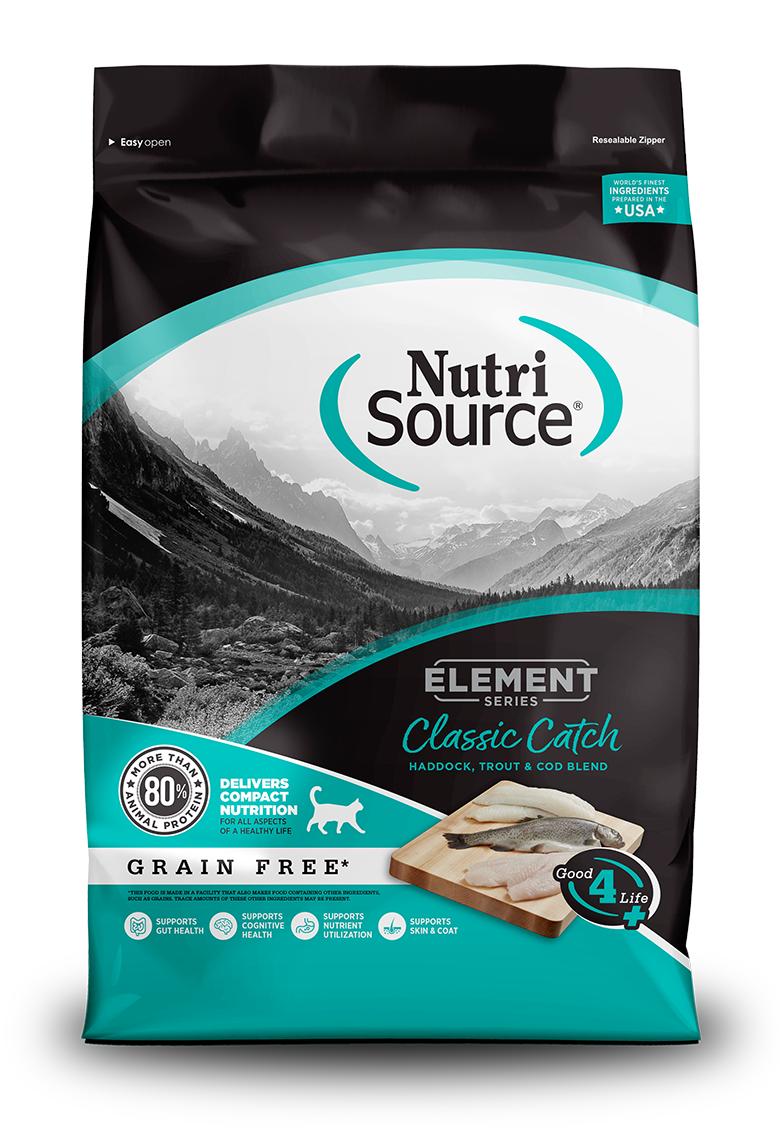 NutriSource Element Classic Catch Grain-Free Dry Cat Food