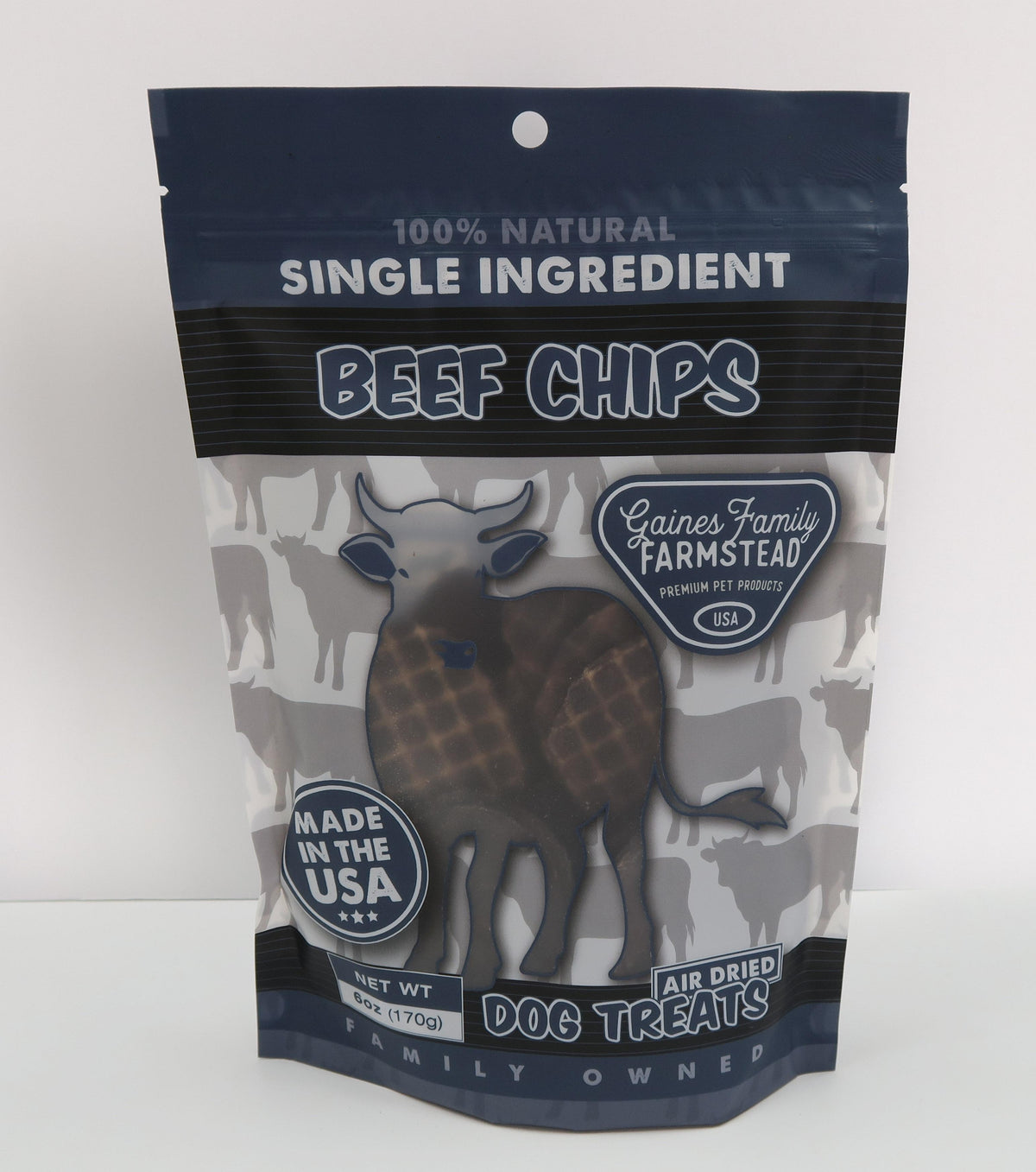 Gaines Family Farmstead Beef Chips Dog Treats