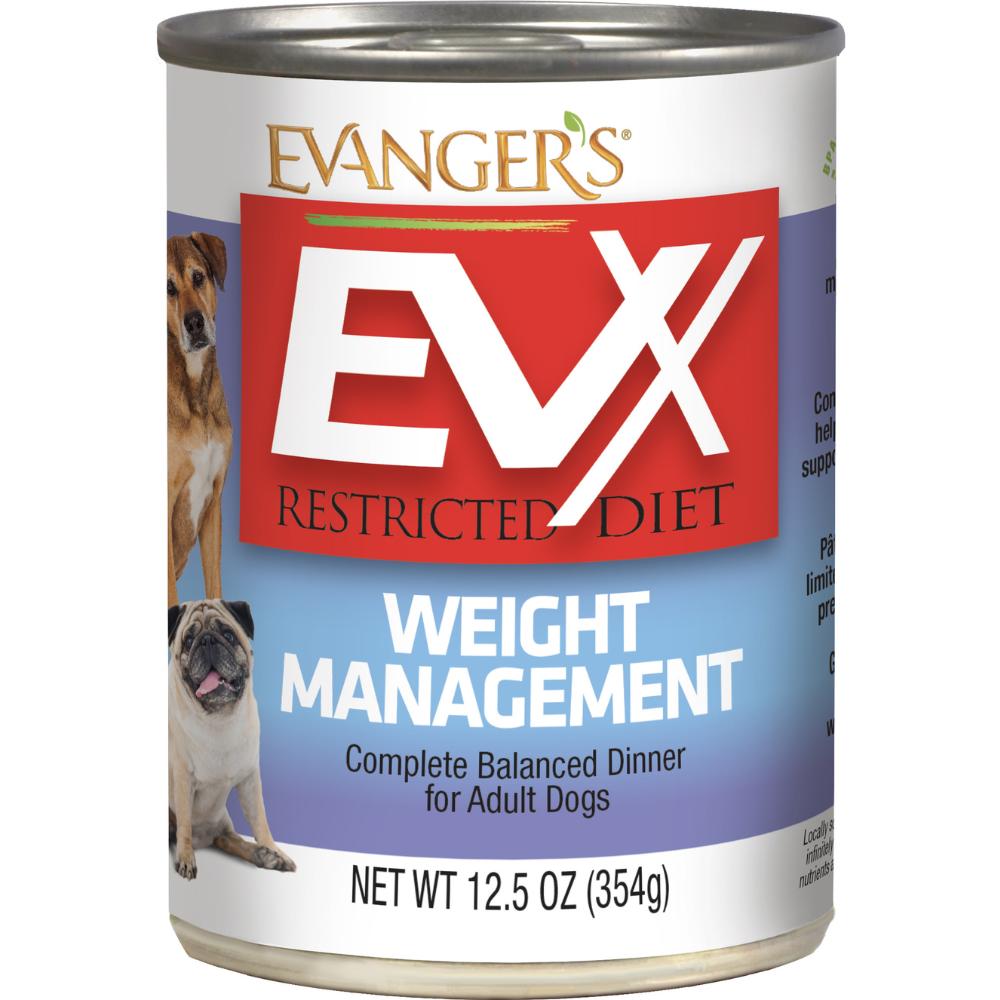 Evanger's EVX Restricted Diet Weight Management Dinner Wet Dog Food Can