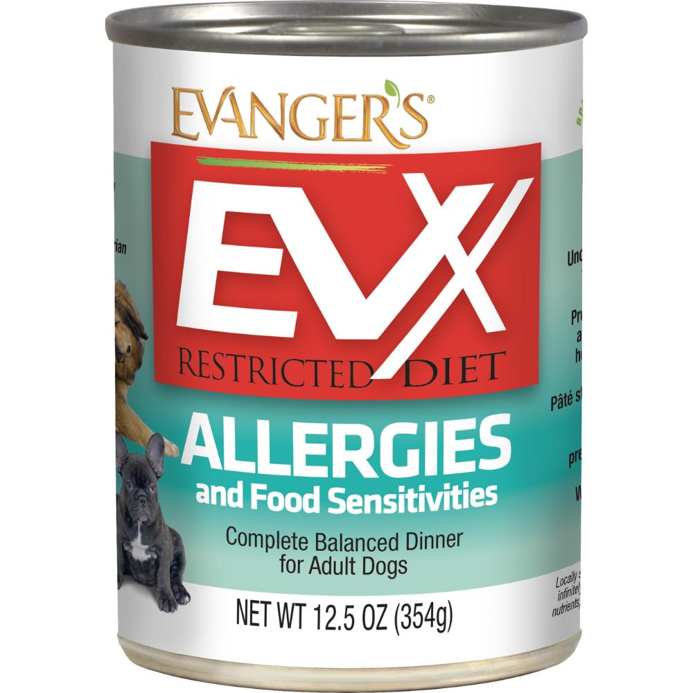 Evanger's EVX Restricted Diet Allergies & Food Sensitivities Wet Dog Food Can