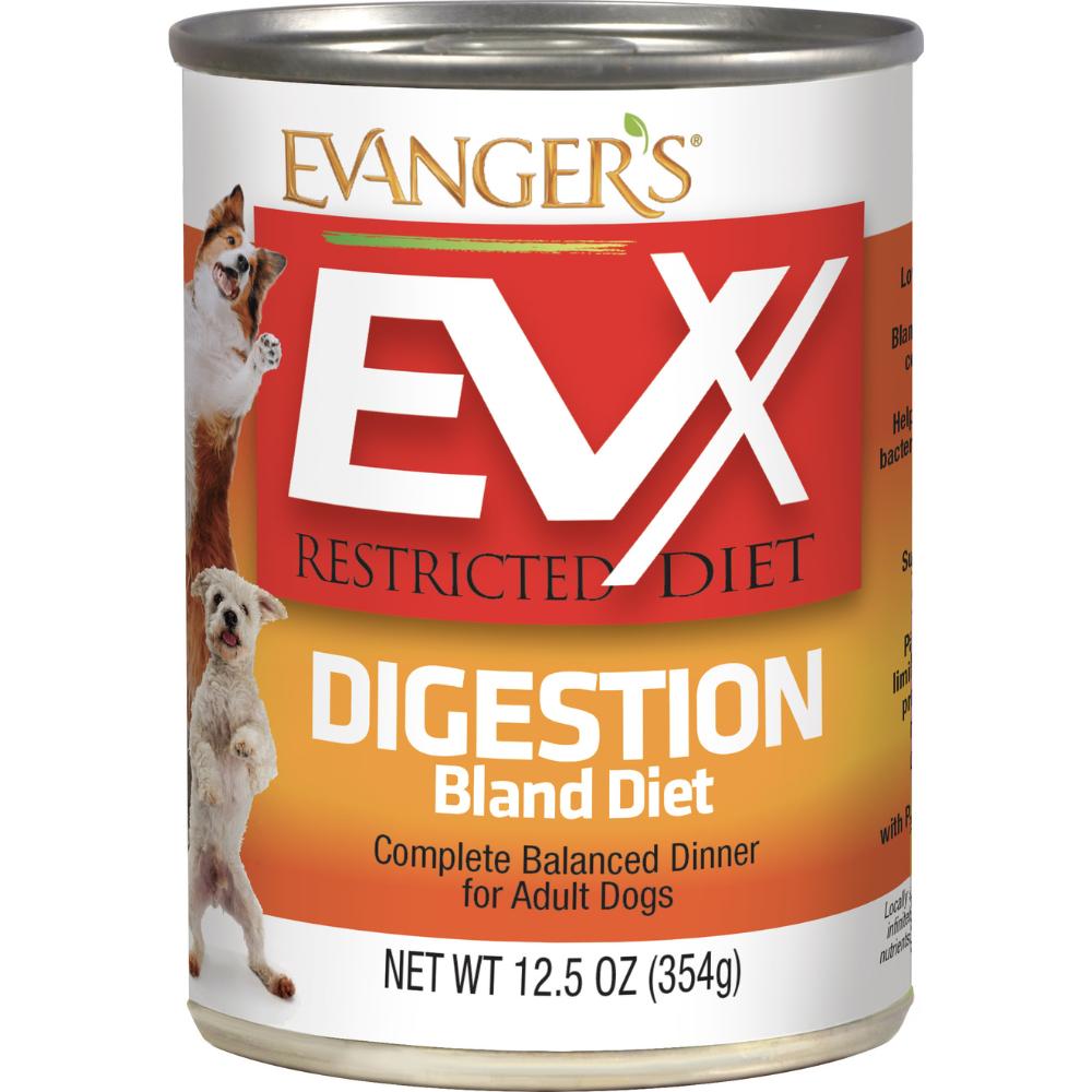 Evanger's EVX Restricted Diet Digestion Bland Diet Wet Dog Food Can