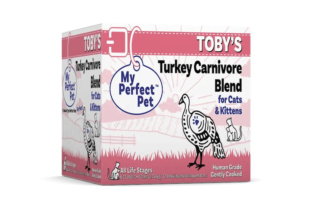 My Perfect Pet Toby’s Turkey Carnivore Grain-Free Frozen Cat Food