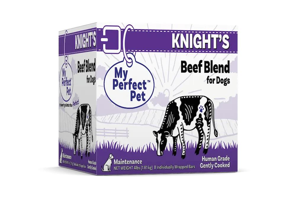 My Perfect Pet Knight's Beef Grain-Free Frozen Dog Food