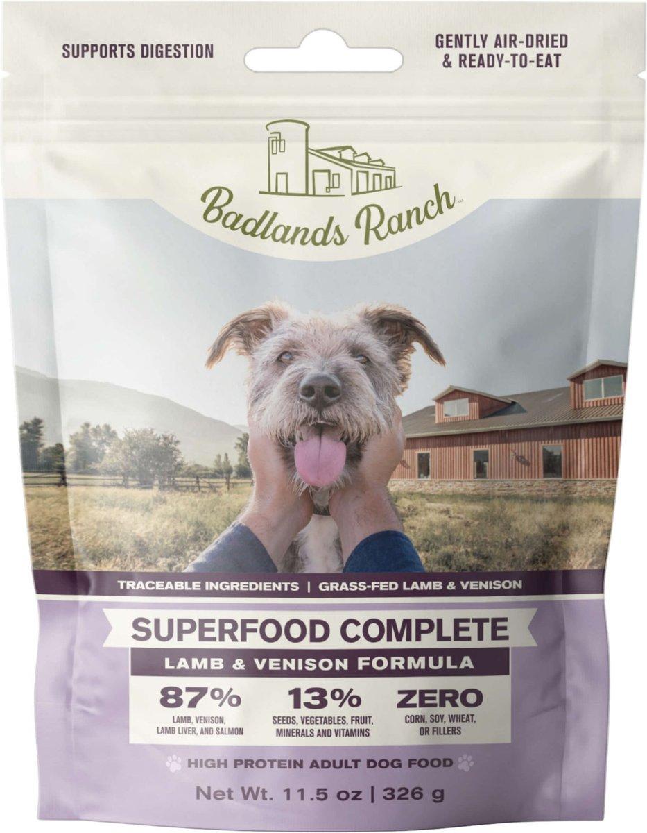 Badlands Ranch Superfood Complete Lamb & Venison Air-Dried Dog Food