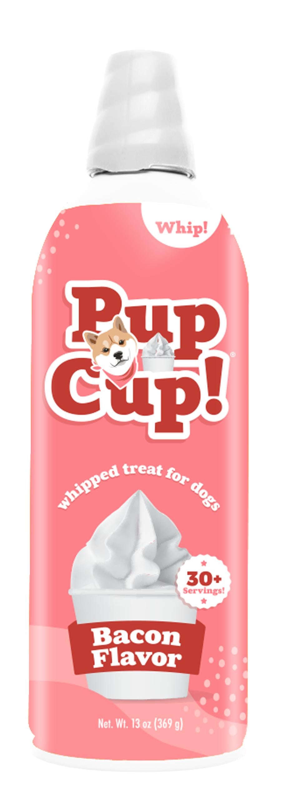 Pup Cup Bacon Whipped Cream Frozen Dog Treats