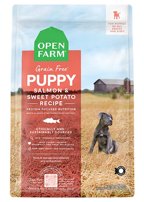 Open Farm Puppy Salmon & Sweet Potato Recipe Grain-Free Dry Dog Food