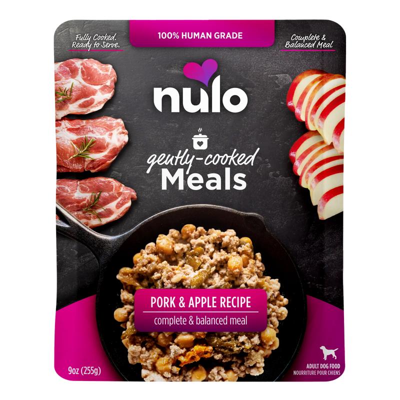Nulo Gently-Cooked Meals Pork & Apple Recipe Wet Dog Food Pouch