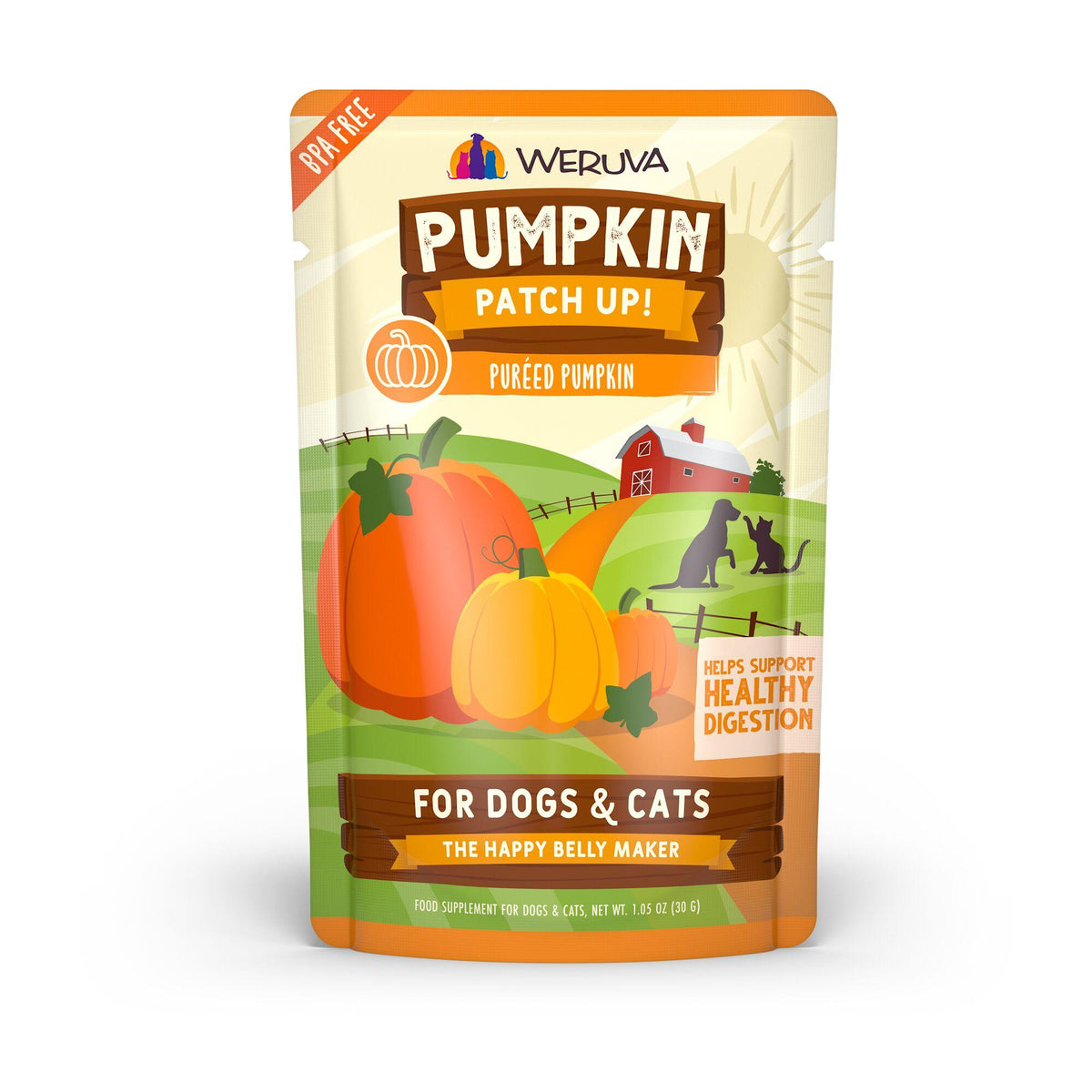 Weruva Pumpkin Patch Up Pureed Pumpkin Dog & Cat Supplement