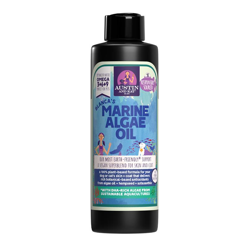 Austin and Kat Blanca's Marine Algae Oil Dog & Cat Supplement