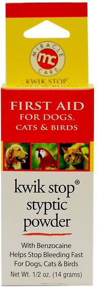 Miracle Care Kwik-Stop Styptic Powder for Dogs, Cats & Birds