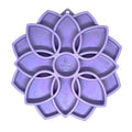 SodaPup eTray Mandala Softie Design Enrichment Tray Dog Slow Feeder, Pastel Purple