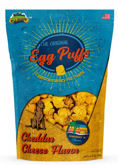 Wild Meadow Farms Egg Puffs Cheddar Cheese Dog Treats