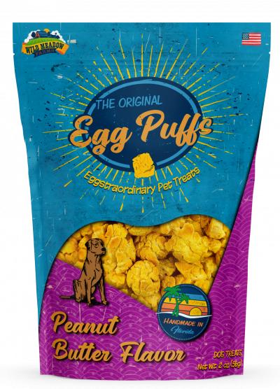 Wild Meadow Farms Egg Puffs Peanut Butter Dog Treats