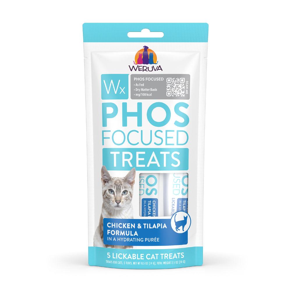 Weruva Cat Wx Phos Focused Chicken & Tilapia Lickable Cat Treats
