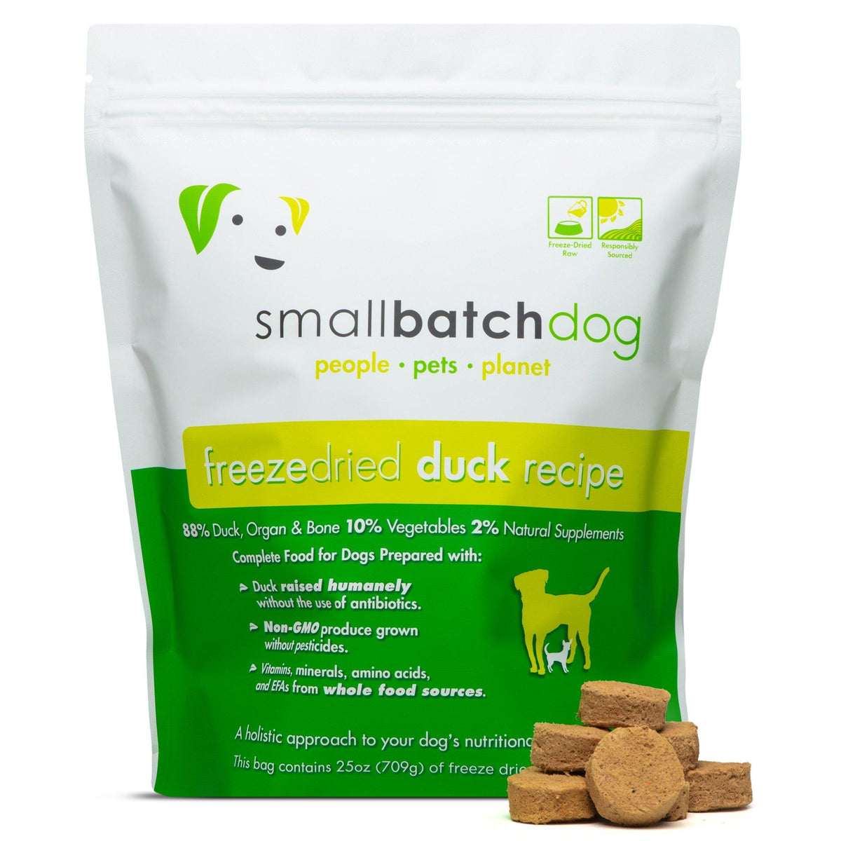 Smallbatch Duck Sliders Freeze-Dried Dog Food