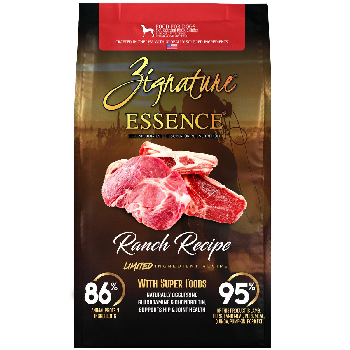 Zignature Essence Ranch Recipe Dry Dog Food