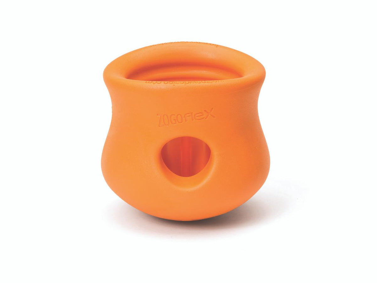 West Paw Zogoflex Toppl Dog Toy, Tangerine