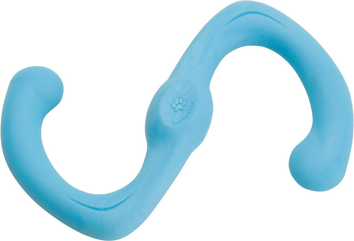 West Paw Zogoflex Bumi Dog Toy, Aqua Blue