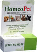 HomeoPet Leaks No More Dog, Cat, Bird & Small Animal Supplement, 450 drops