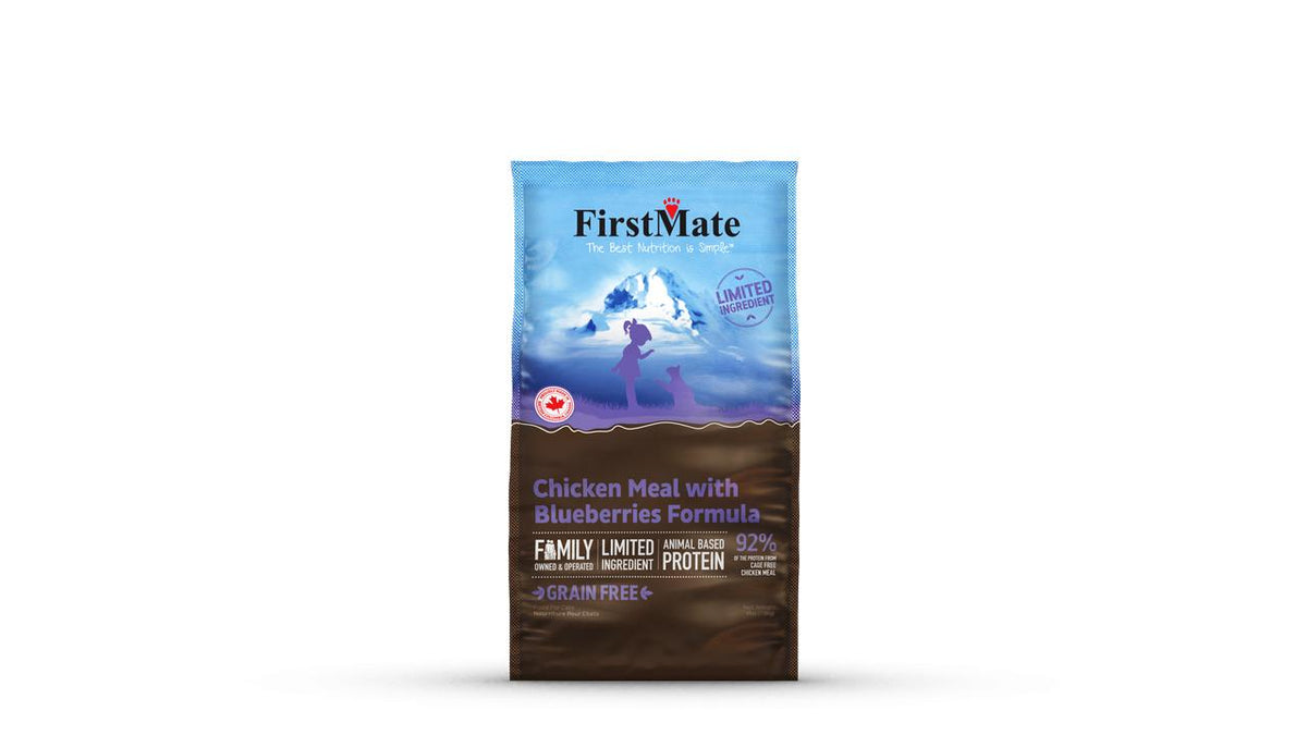 FirstMate Limited Ingredient Diet Chicken Meal with Blueberries Grain-Free Dry Cat Food
